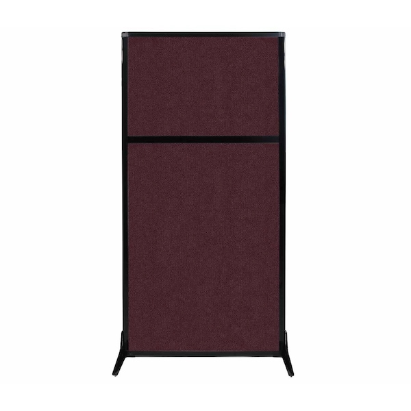 Work Station Screen 33" x 70" Cranberry Fabric